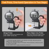 Neoteck Digital Thickness Gauge 1inch/25.4mm,0.0005inch/0.01mm LCD Display with Inch/MM Conversion