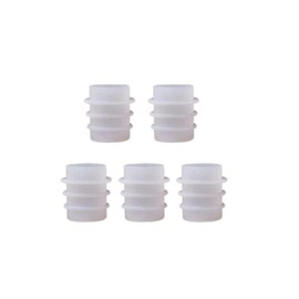 5Pcs White Bottle Stopper Silicone Mold, Crystal Epoxy Wine Stopper, Reusable Beverage Stoppers, Cork Cover, Bar and Wine Tools, Pourers
