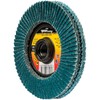 Forney 71924 4-1/2" Double-Sided Flap Disc, 60/120 Grits
