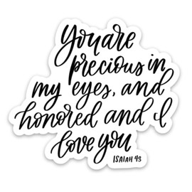 Swaygirls faith stickers | Isaiah 43 decal | Bible verse sticker | Christian stickers | God, Jesus, faith stickers