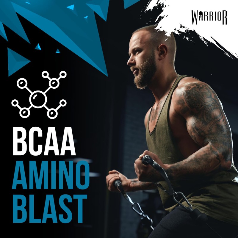 Warrior Amino Blast BCAA Powder 270g – Fruit Salad Flavour,