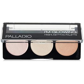 Palladio estoy brillando iluminando la paleta, juego de maquillaje en polvo bronceador de brillo, colores brillantes pigmentados, Standard