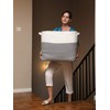 22"x14"x18" Mega Size Rectangular Extra Large Storage Basket, Rectangular Cotton