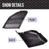 G-PLUS 1PC 42" Deflector Shield W/Mounting Hardware Chute Cover Black
