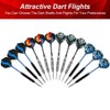 flintronic 6 Pack Steel Darts Set, Professional 23g Darts Tip