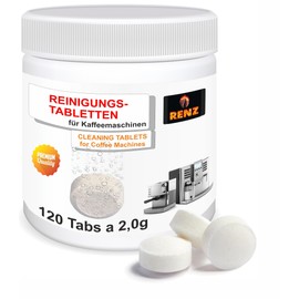 Cleaning Tablets 2 g for Fully Automatic Coffee Machines and Portafilter (120)
