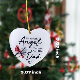 Dad Memorial Gifts for Loss of Father Dad Memorial Sympathy Christmas Ornament Gifts for Loss of Dad Grief Gifts for Men Women Loss of Father Remembrance Bereavement Ornament Gifts for Son Daughter