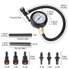 Octoder 100PSI Fuel Injection Pressure Tester Gauge with 3 Quick