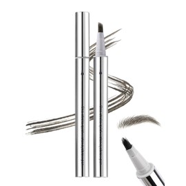 Erinde Waterproof Liquid Eyebrow Pencil, Natural Long - Lasting Microblading Brow Pen, Smudge Proof Eyebrow Pencil, Filler Dye EyeBrow Pencil, Thin Hair Like Stroke for Shaping for Women Makeup, #02