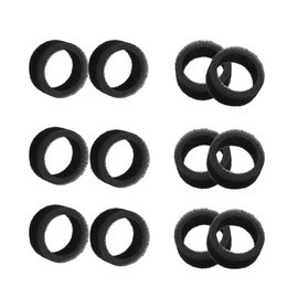 Delapan Cat Water Fountain Round Filters for 2.5 L/ 84 oz Stainless Steel Cat Fountain Pet Drinking Water, 12 Pack Pet Replacement Filter Sponges