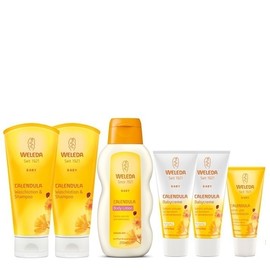 Weleda WelBox5 2x Weleda Baby Cream Calendula 2x75ml Face Cream 50ml Body Cream 200ml 2xShampooShowergel 2x200ml