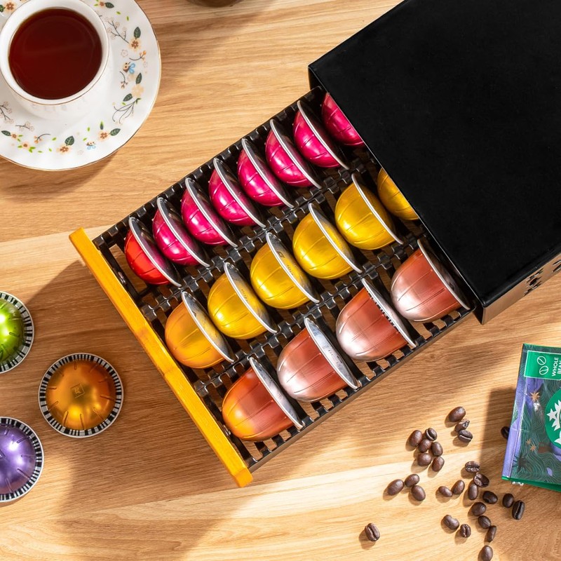 Flagship Coffee Pod Holder for Nespresso Vertuo Pod Organizer Fits