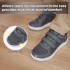 FitVille Men's Easytop Duo Strap Shoes V3 Extra Wide Trainers