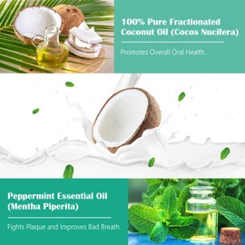 Kokosnuss-Ziehöl für die Zähne 237ml