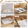 Seinloes 2 Pack Pull Out Cabinet Organizer With Raising Pad