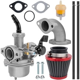PZ22 Carburetor 22mm carb Air Filter Kit Compatible with 110cc 125cc SSR CRF50 Predators Go Karts Pit Dirt Bike Sunl Taotao Pit bike ATV 4 Stroke Engine Chinese 4 Wheeler Quad Parts