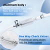 2 Pcs Brake Bleeder Hose - One Way Check Valve