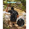 VPBAGE Hiking Daypack, Black, Small, Daypack Backpacks