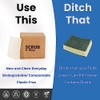 Esponjas Exfoliantes Scrub & Throw (Paquete de 30), Ecológicas, Esponjas