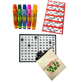 Thomas & Anca Club Supplies Ltd Bingo Starter Kit with Board & Discs - All you need to play Bingo