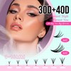 DIY Lash Extension Kit FADVAN 280pcs Lash Clusters Eyelash Extension