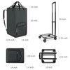 Bukere Extra Large 3 in 1 Rolling Laundry Backpack Bag