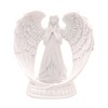 Prayer Angel Candlestick Pure White Wing Angel Prayer Statue for