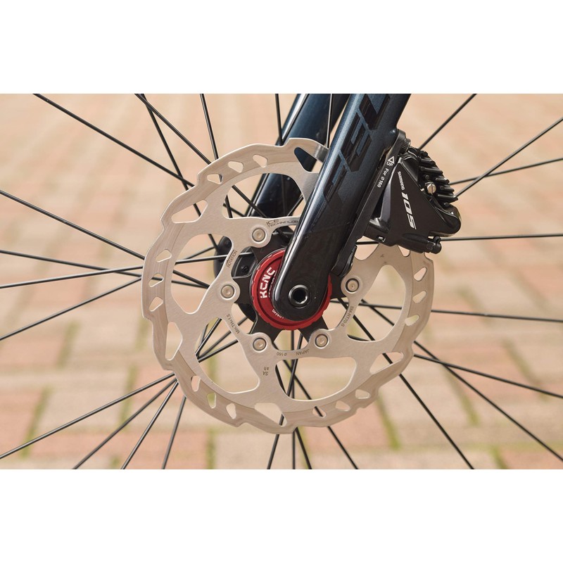 Kcnc Disc Brake Rotor Black One Size Lock Ring Shimano