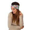Brand elia Elastic Hair Band/Headband with Flower Pattern. Lady Sport