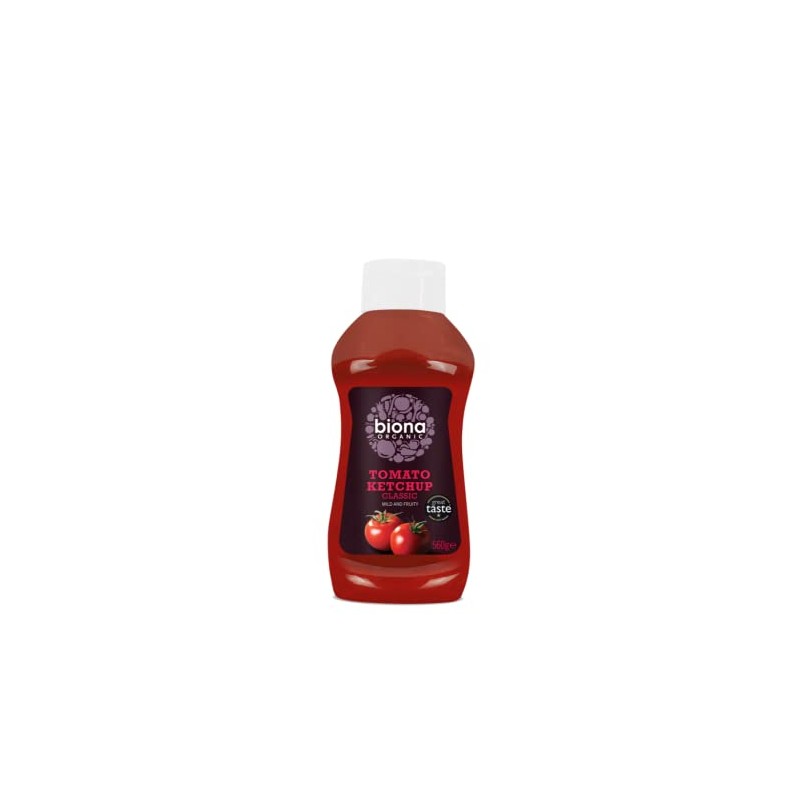 Biona Organic Ketchup Classic - Squeezy Bottle 4x560g