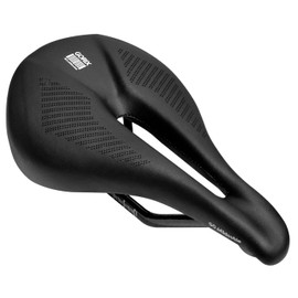 GORIX Bicycle Saddle, Full Carbon, Ultra Lightweight, Carbon Saddle (GO.643 double full carbon), Short Nose, Wide Type, Perforated, Road Bike, Lightweight, Shock Absorption, Waterproof, PU Leather,