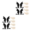 Gadpiparty 2sets Fashionable Angel Wings Boys and Girls Hairpin Hair