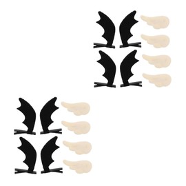 Gadpiparty 2sets Fashionable Angel Wings Boys and Girls Hairpin Hair Stick Two Styles Party Hair Decor Girls 4pair*2