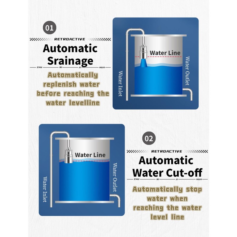 3/4" Float Valve for Water Tank Pool - Automatic Water