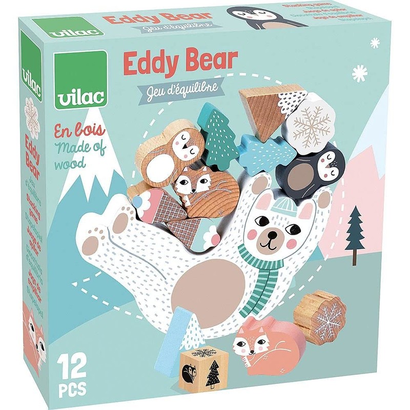 Vilac Violac 8505 Eddy Bear M. Carlslund Balance Game for