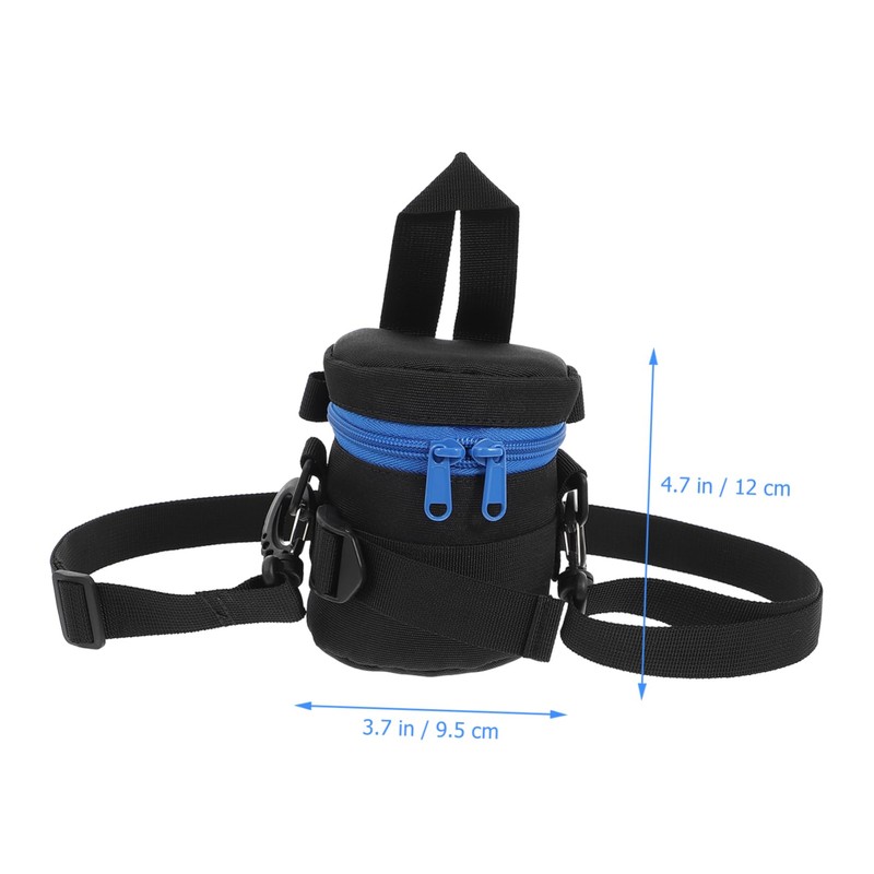 KOMBIUDA 1Pc Shockproof Camera Lens Storage Pouch Thickened Protective Bag