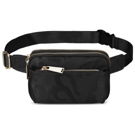 Uromee Fanny Packs for Women Crossbody Belt Bag Nylon Fashion Mini Waist Bag Everywhere Travel Hiking Running Adjustable Strap