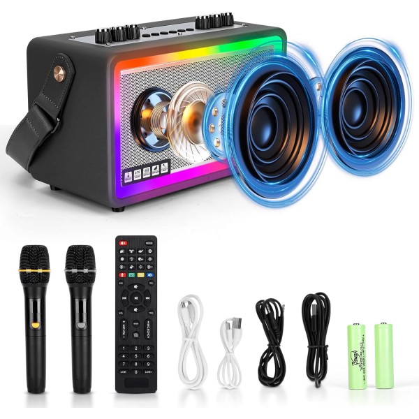 Does not apply Karaoke Machine Karaoke Speaker 2 UHF Wireless