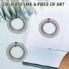 TUICARE 3Pieces Flexible Plastic Circular Stretch Hair Combs, Headband Hairband