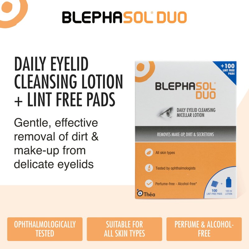 Blephasol Duo 100 ml Micellar Eyelid Cleansing Lotion with 100