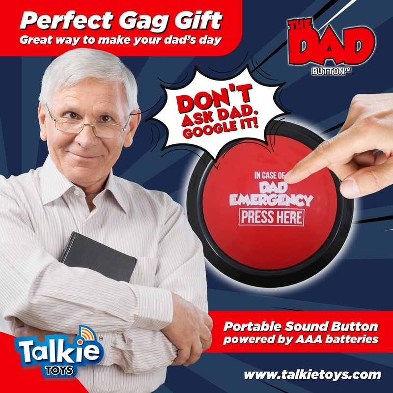 Talkie Toys Products The Dad Button – Funny Talking Button