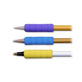 Tatco 19711 Ribbed Pencil Cushions, 1-3/4", Assorted (Set of 50)