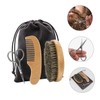 Baluue 2 Sets Men's Beard Grooming Kit Beard Scissors Brush