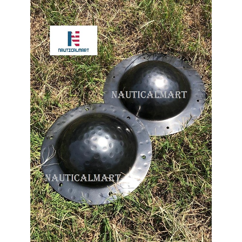 Hammered Hand Forged Iron Medieval Shield Umbo Fully Functional 12g