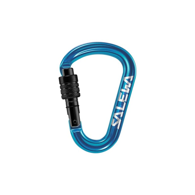 SALEWA Unisex - Adult HMS SCREW G2 Carabiner, Blue, Normal
