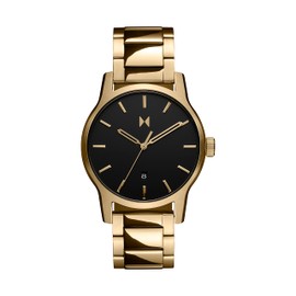 MVMT Analog Quarzuhr für Herren mit Gelbgoldfarbenes Edelstahlarmband - 28000314-D