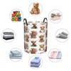 NSDGGE Cow Laundry Hamper Collapsible Large Laundry Baskets with Easy