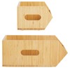 Farmlyn Creek 2 Pack Stackable Bamboo Wood Storage Bins -