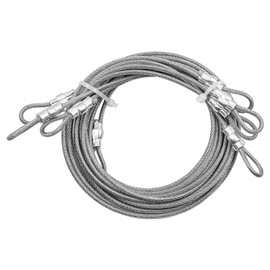 ZONADAH 5mm 304 Stainless Steel Wire Awning Attachment 44pcs Set, Heavy Duty Sun Shade Sail Canopy Hardware Kit for Triangle and Square, Rectangle, Pergola Fixing Accessories Backyard Swimming Pool