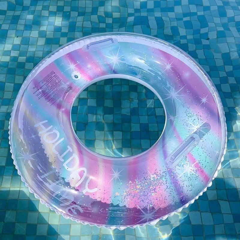 HappyHome Float Ring for Adults and Children, with Handles, Float,